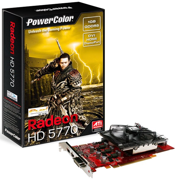 PowerColor PLAY! HD 5770: оригинальный дизайн, стандартные частоты