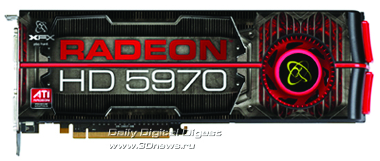 Варианты Radeon HD 5970 от десяти компаний