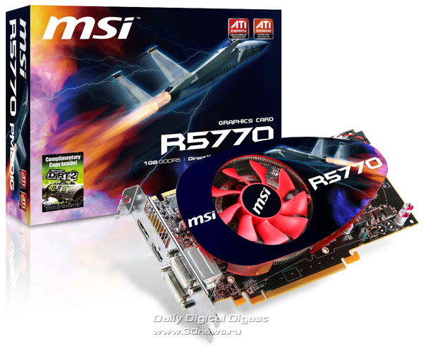 MSI R5770-PM2D1G Channel: новая трактовка Radeon HD 5770