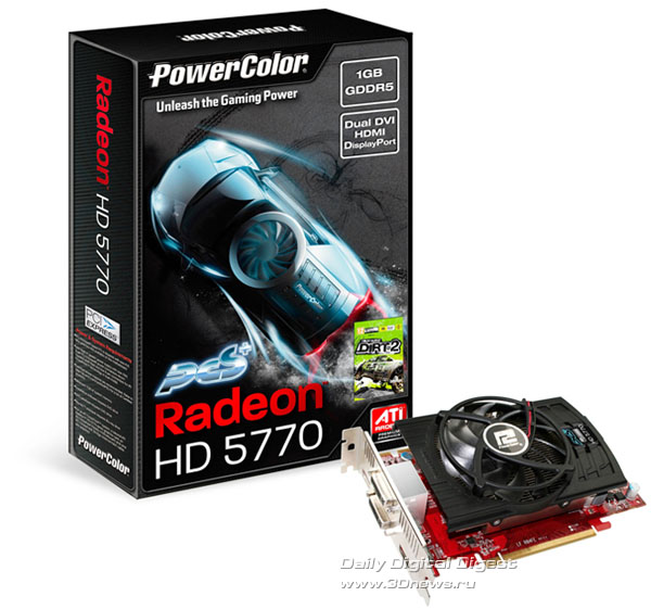 PowerColor PCS+ HD 5770 с фабричным разгоном