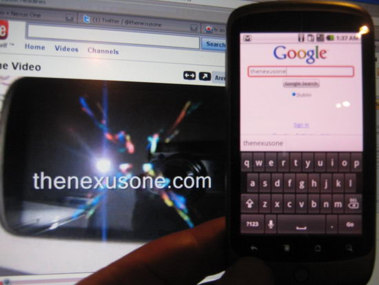 Google зарегистрировала торговую марку Nexus One