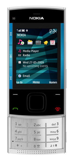 Музыкальный слайдер Nokia X3 уже можно купить в России