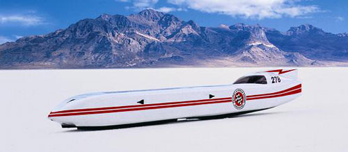  White Lightning Electric Streamliner