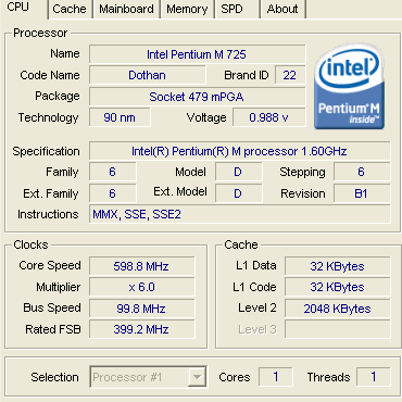 Dell Latitude 120L  Pentium M