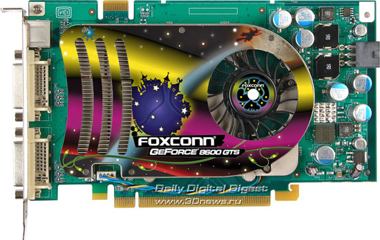 Foxconn 8600GTS вид спереди