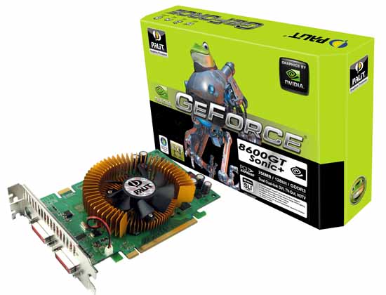 Российский анонс Palit GeForce 8600GT Sonic+