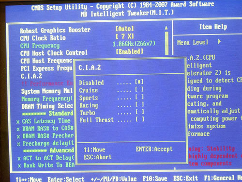 Note that the Gigabyte board offers the EasyTune 5 utility which can be used to set overclocking settings directly from within Windows.