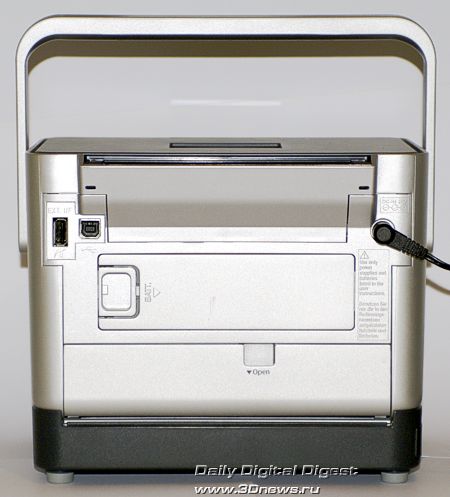 Тыльная сторона Epson PictureMate PM290