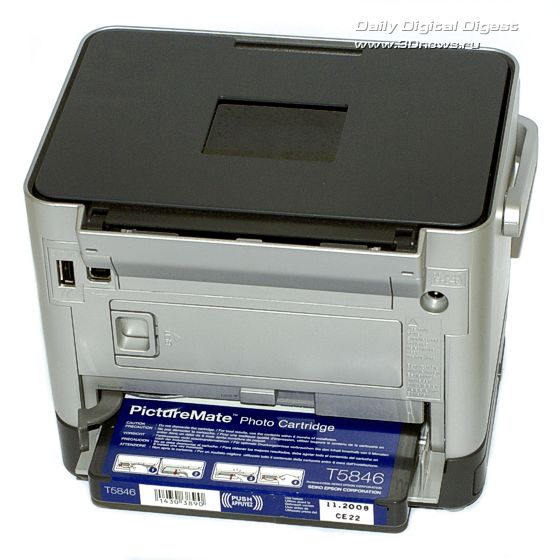 Тыльная сторона Epson PictureMate PM290