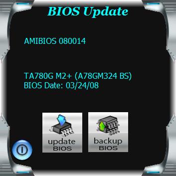 ... utility, as well as a utility to update the BIOS (both the programs