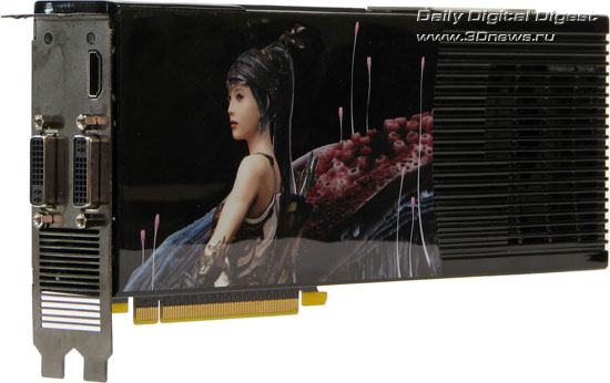 ASUS EN9800GX2 TOP – side view