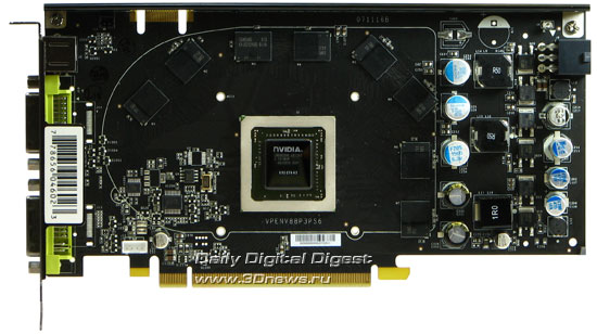 XFX GeForce 9800GT without a cooling system