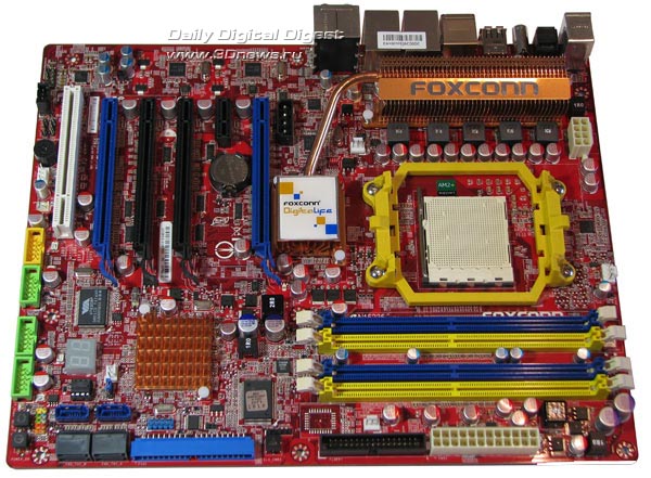 Foxconn A79A-S: Board layout