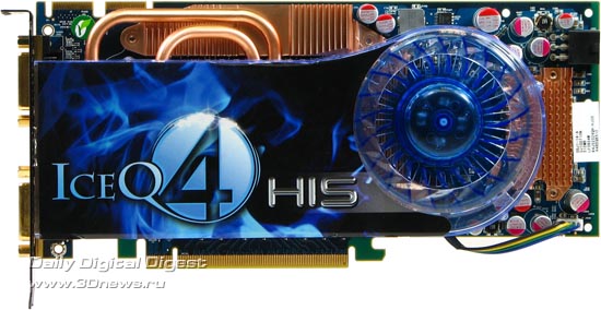 HIS Radeon HD 4850 IceQ 4 TurboX, вид спереди