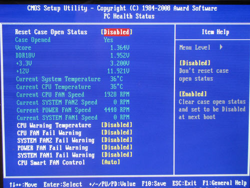 Gigabyte EP43-DS3, system monitoring