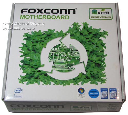 Foxconn G31MG-S in a package box