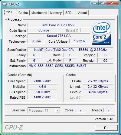 Foxconn G31MG-S, overclocking