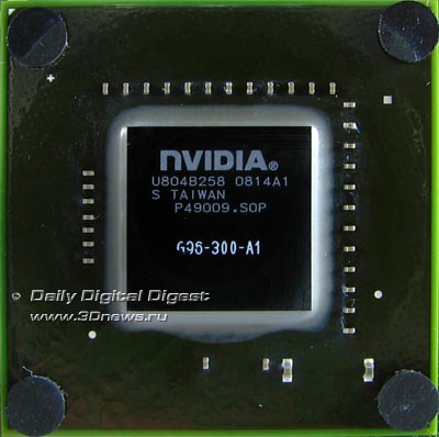  on Under The Cooling System  There Is A Gpu Nvidia G96 And Eight Ddr 2