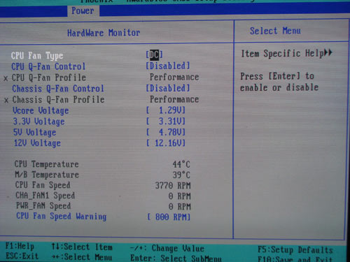 ASUS M3N-H/HDMI, system monitoring