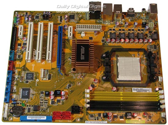 ASUS M3N-H/HDMI, board layout