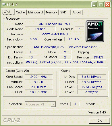 Foxconn A7GMX-K, nominal frequency