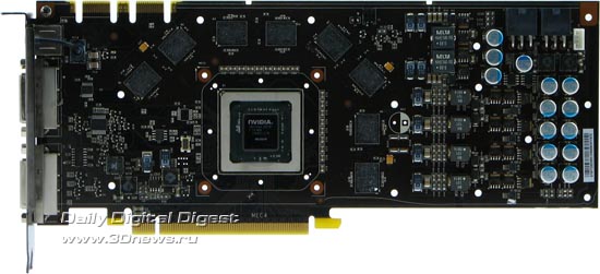 Leadtek WinFast PX9800 GTX+, the PCB