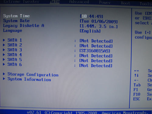 ASUS Rampage II Extreme BIOS