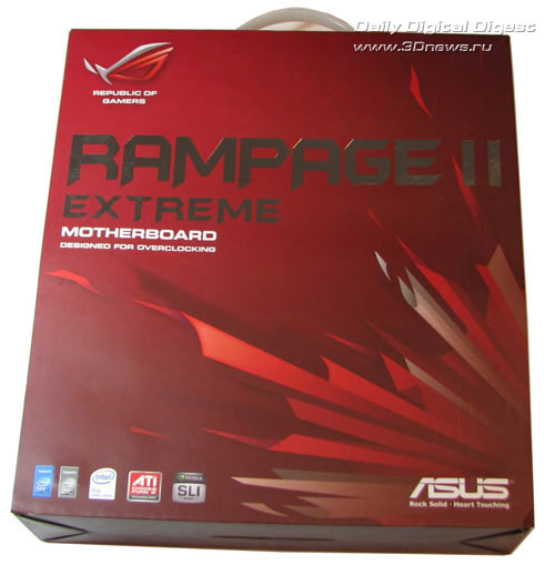 ASUS Rampage II Extreme, package