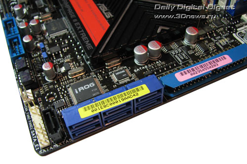 ASUS Rampage II Extreme, corner