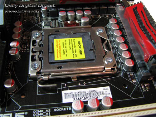 ASUS Rampage II Extreme, socket