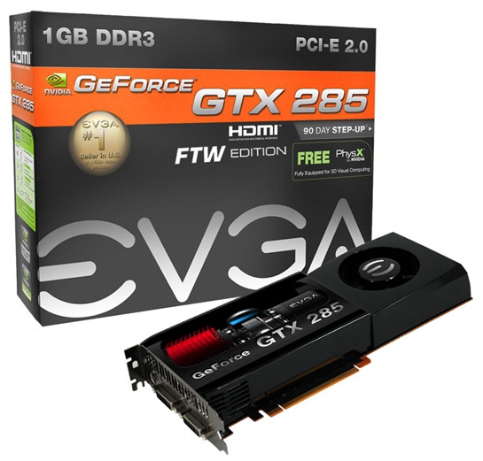 EVGA GeForce GTX 285 FTW Edition
