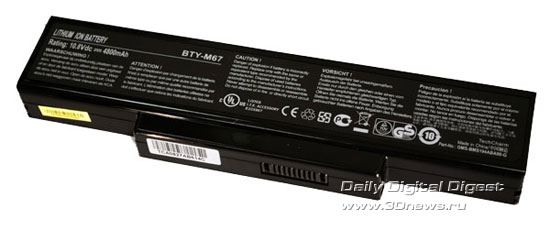 Аккумуляторная батарея MSI PX600 Prestige Collection