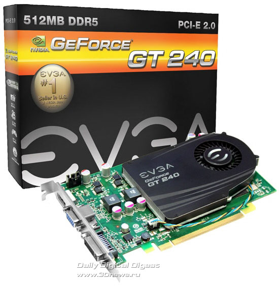 EVGA GeForce GT 240 512MB GDDR5 v1
