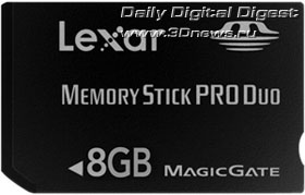 Lexar Gaming Series 8GB Memory Stick PRO Duo Card