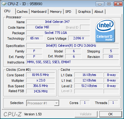 Celeron D 347