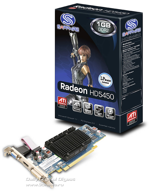 Sapphire Radeon HD 5450 Low Profile