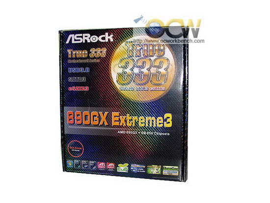 Коробка материнской платы ASRock 890GX Extreme3