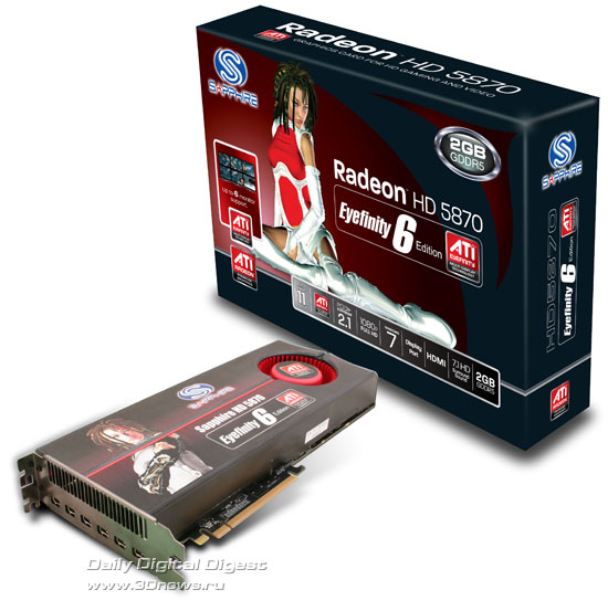 Sapphire Radeon HD 5870 Eyefinity 6 Edition