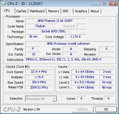 Phenom II X6 1090T