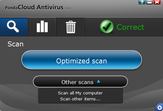 Panda Cloud Antivirus Beta 1.1