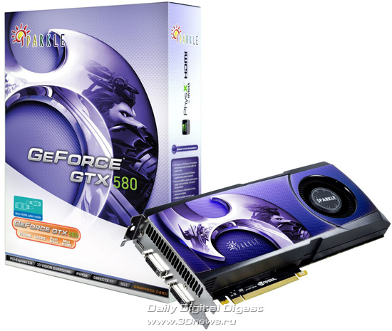 SPARKLE GeForce GTX 580