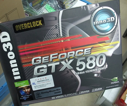 Inno3D разгоняет GeForce GTX 580