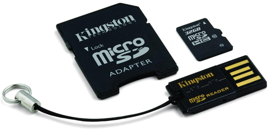 Kingston 32GB Class 10 microSDHC Card