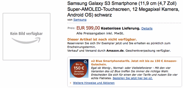 Amazon Samsung Galaxy S III