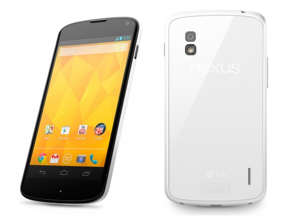 LG анонсировала белую версию «гуглофона» Nexus 4 
