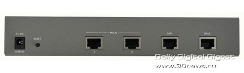 Маршрутизатор Level One FBR-2000 - вид сзади