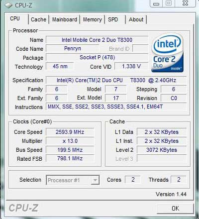 Core 2 Duo Т8300-2
