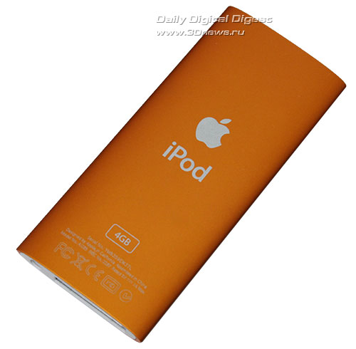 Apple iPod nano 4G. Вид сзади