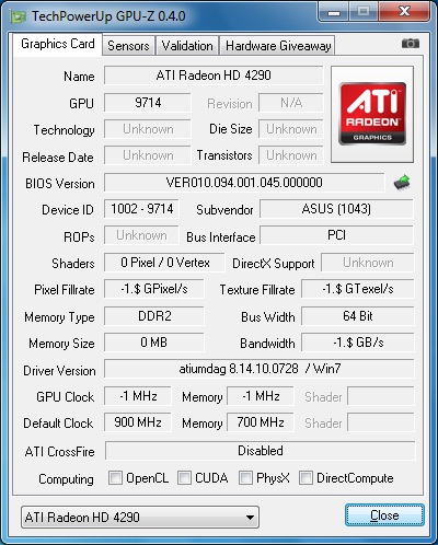  ASUS M4A89GTD PRO/USB3 разгон GPU 