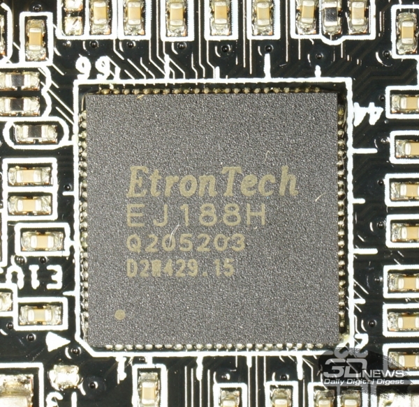  Контроллер USB 3.0 Etrontech EJ188H — обзор материнской платы ASRock Z77 OC Formula 